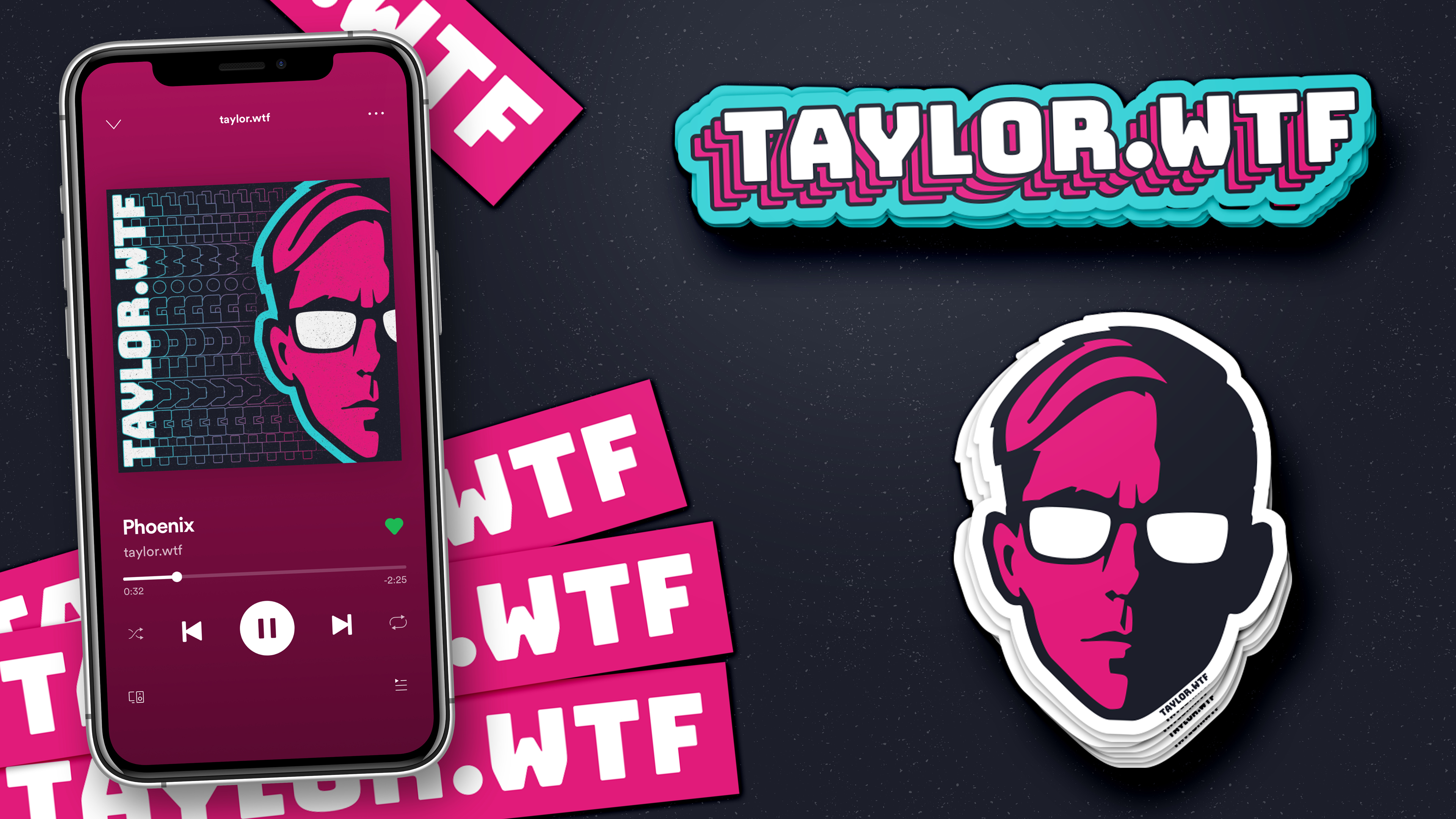 featured image:taylor.wtf Brand Identity & Album Cover