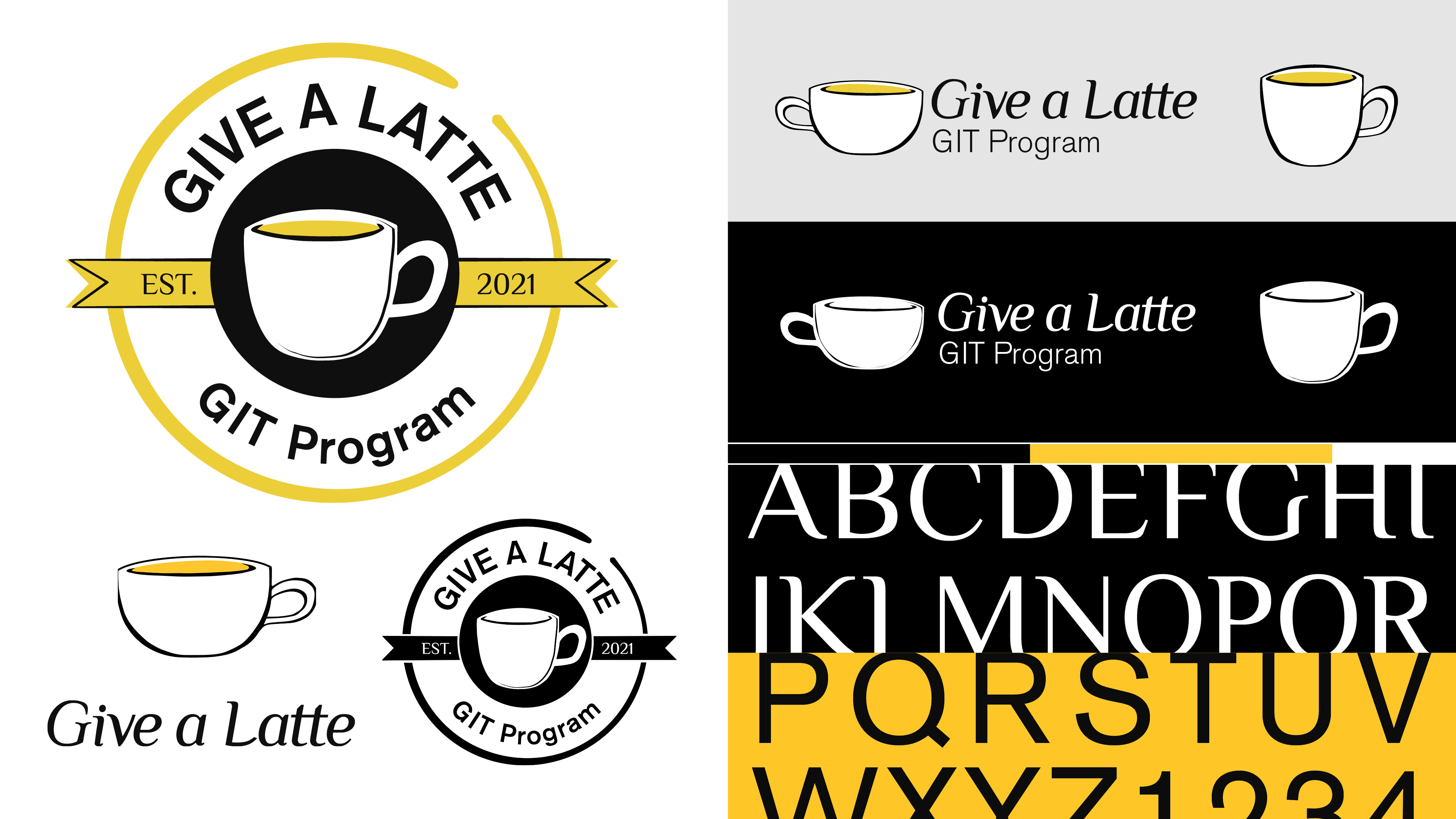 featured image two:Give A Latte Campaign Illustrations & Web Design
