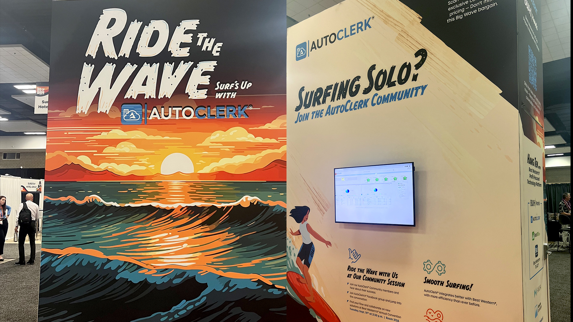 featured image five:AutoClerk Ride the Wave Convention Booth