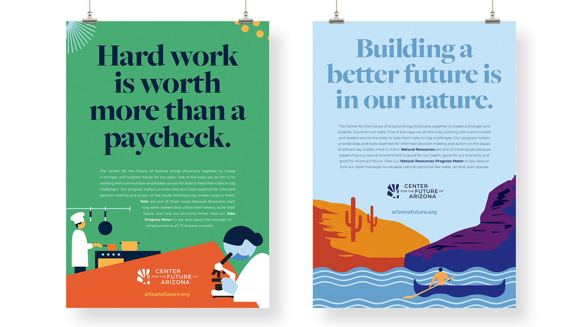 featured image three:Center for the Future of Arizona Rebrand & Print Campaign