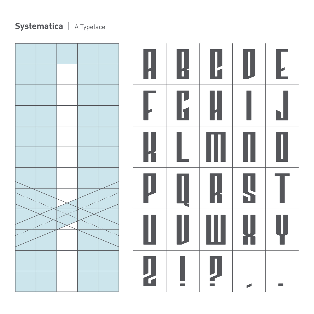 featured image two:Systematica | A Typeface
