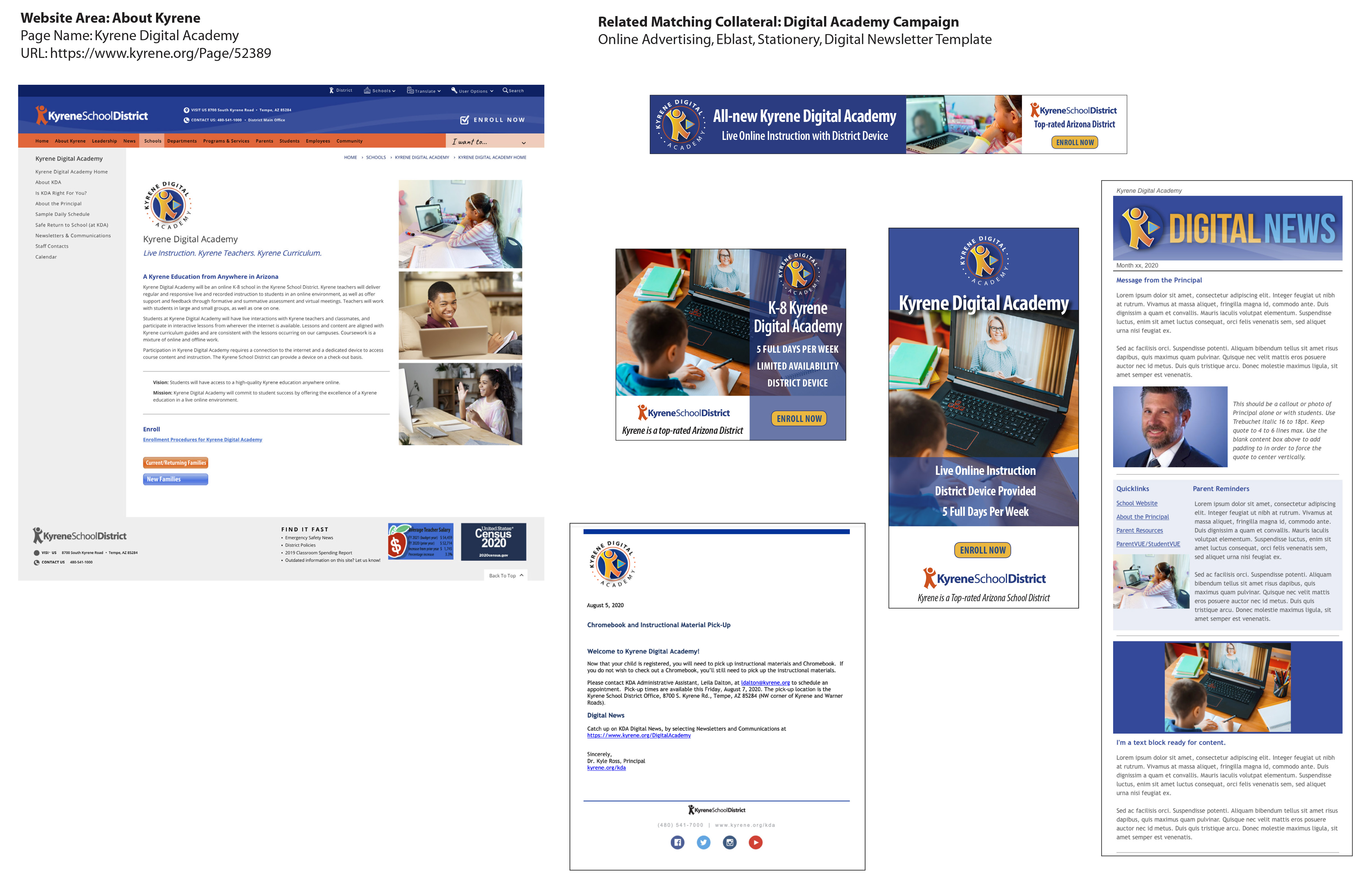 featured image five:Kyrene School District Website and Collateral Makeover