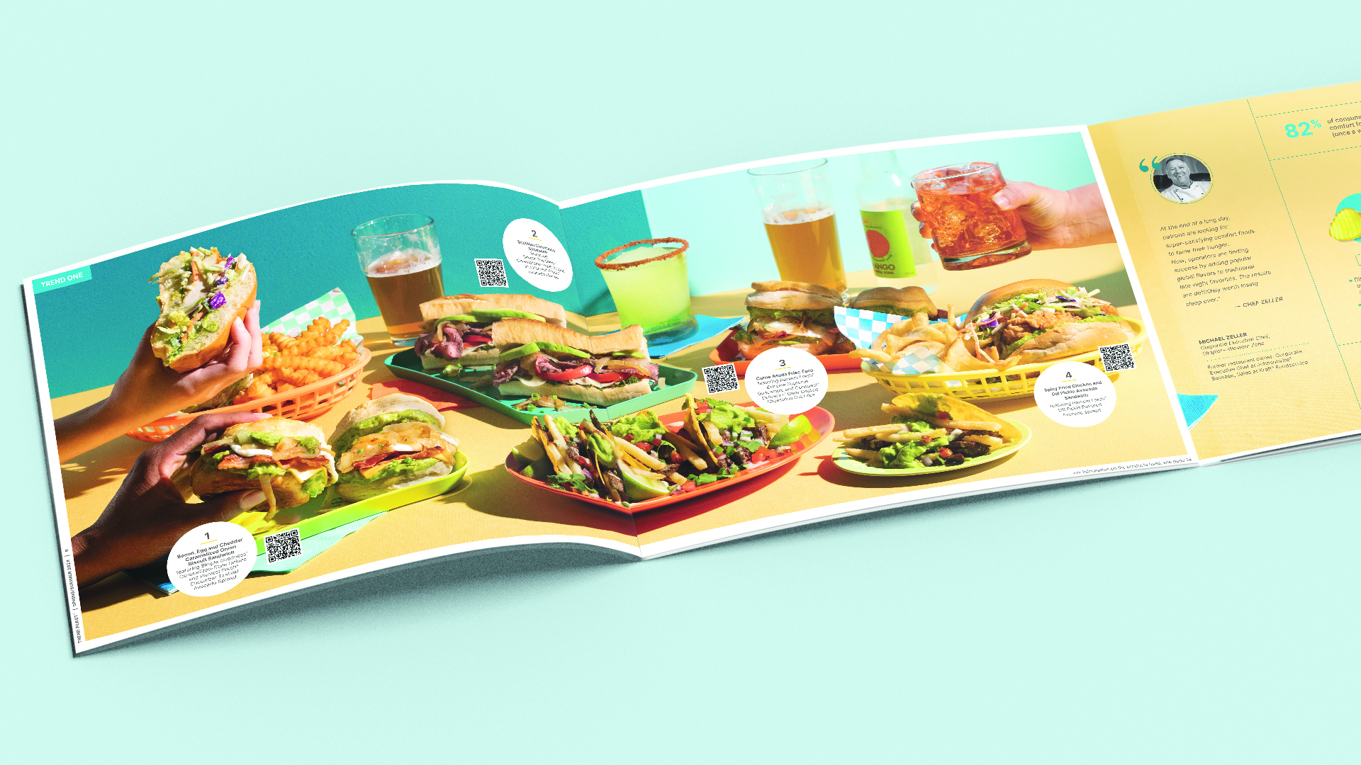 featured image three:Simplot Trend Feast Spring and Summer Trends 2024 Direct Mail Brochure