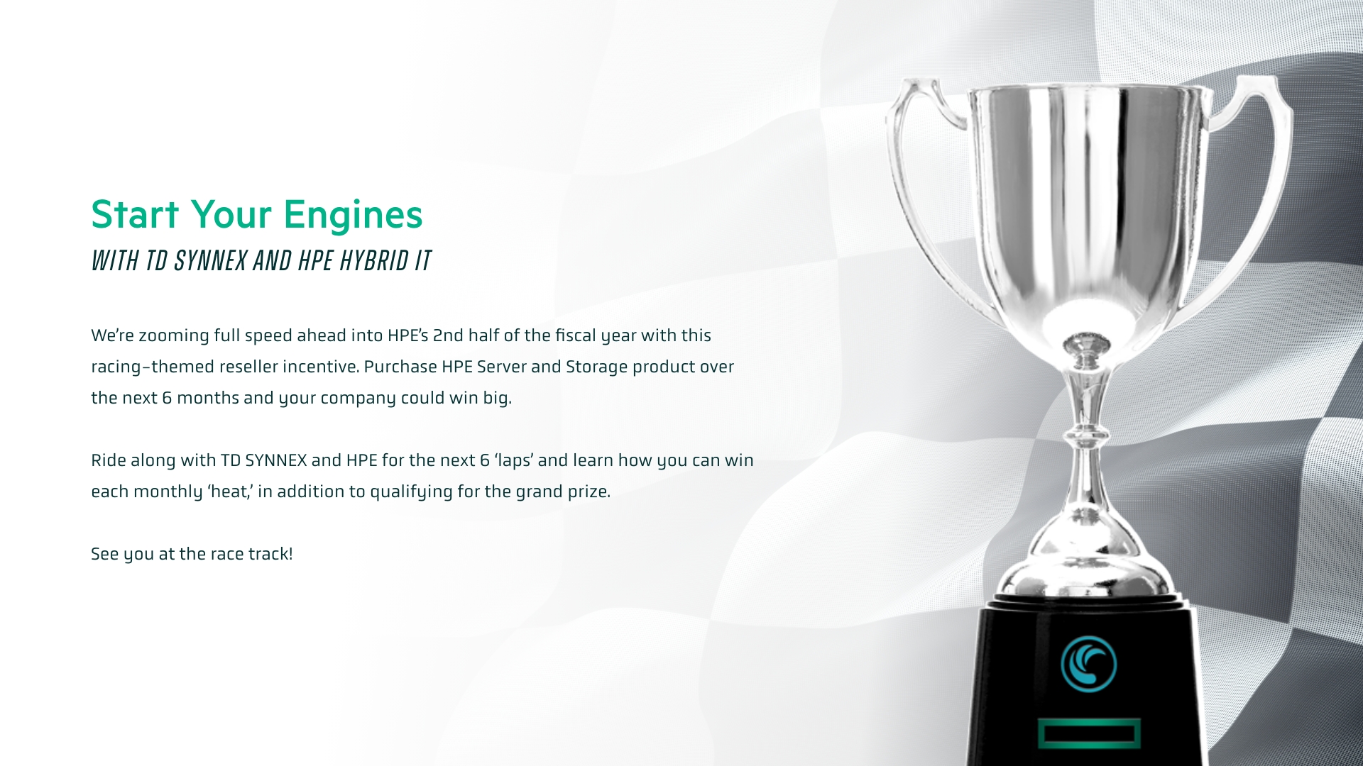 featured image three:TD SYNNEX / HPE Racecar Website