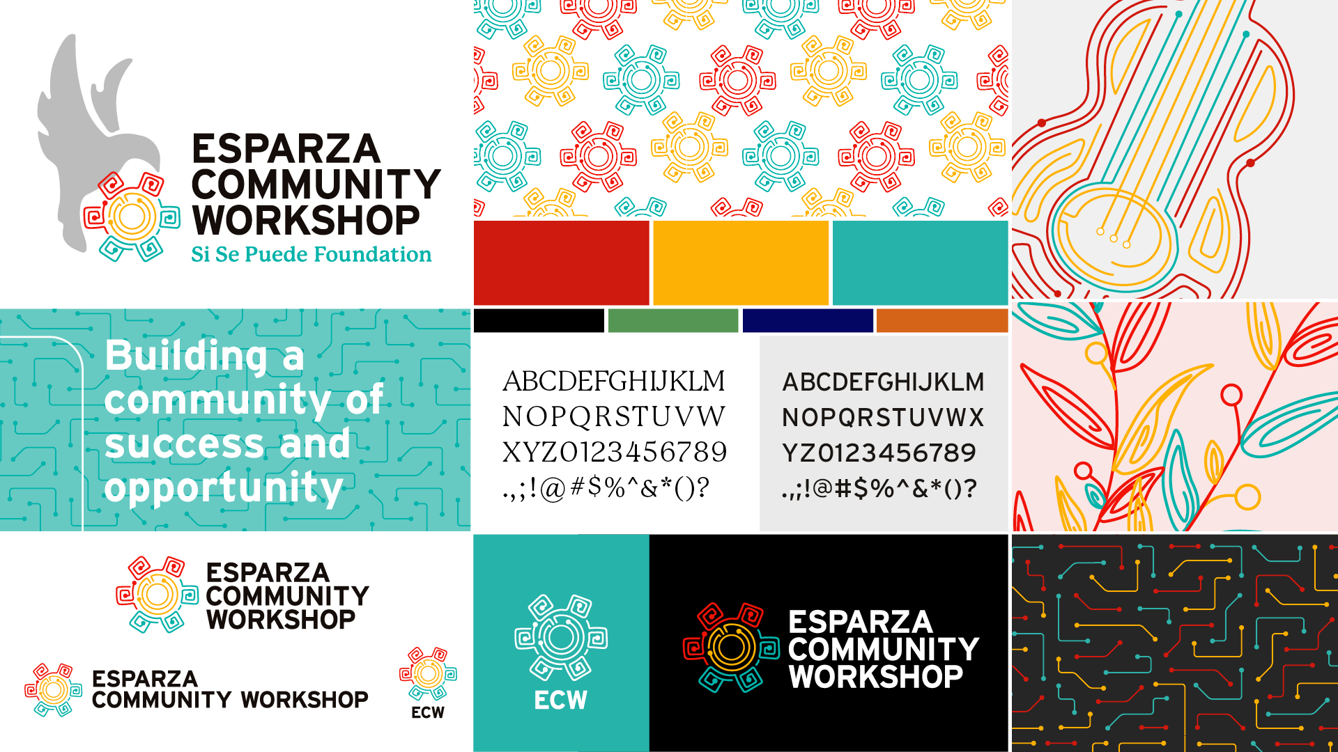 featured image two:Esparza Community Workshop Brand Identity & Website