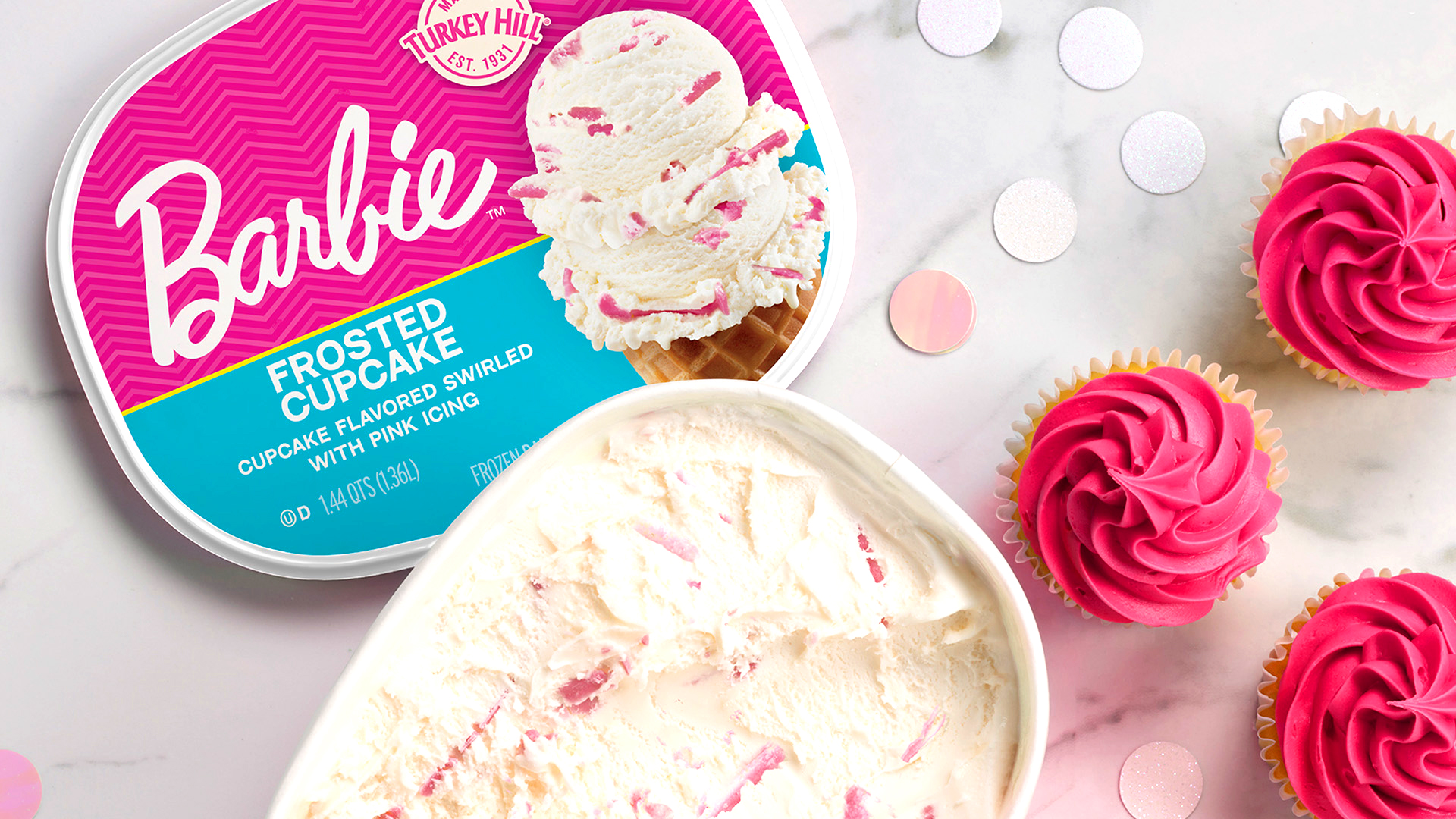 featured image two:Barbie Frozen Desserts & Sprinkles Packaging