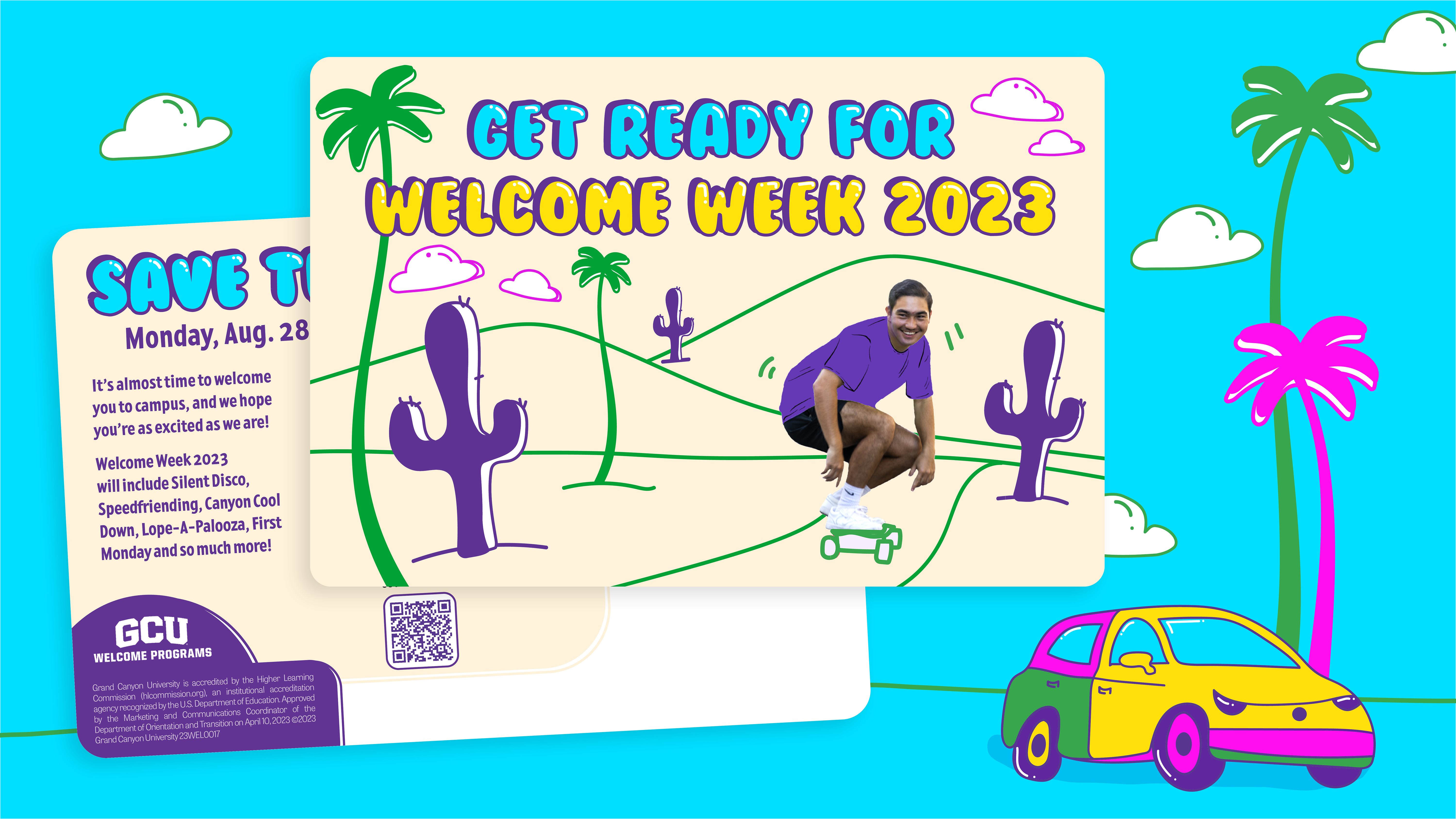 featured image four:GCU Welcome Week 2023 Campaign