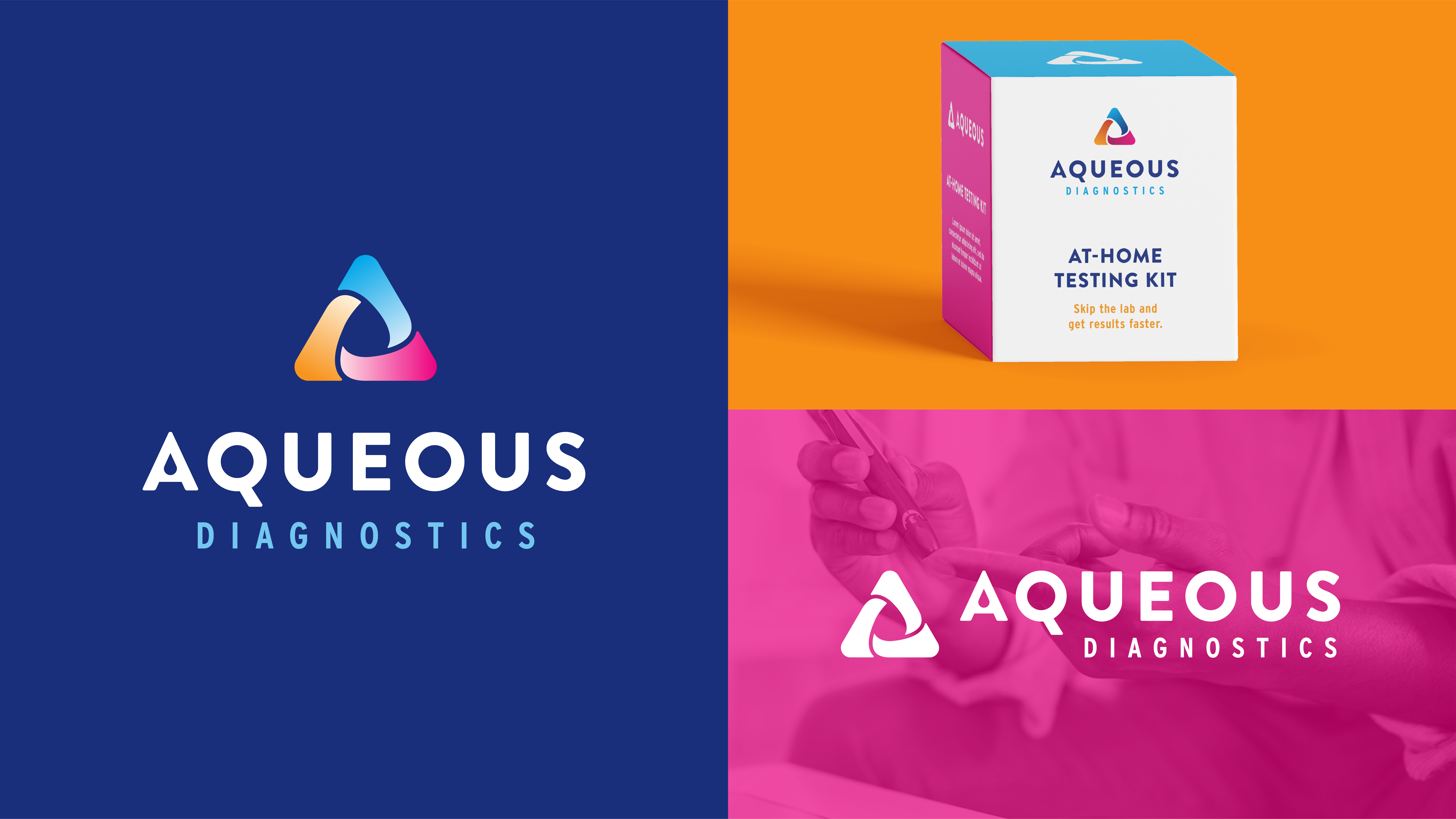 featured image two:Aqueous Diagnostics Branding & Logo Design