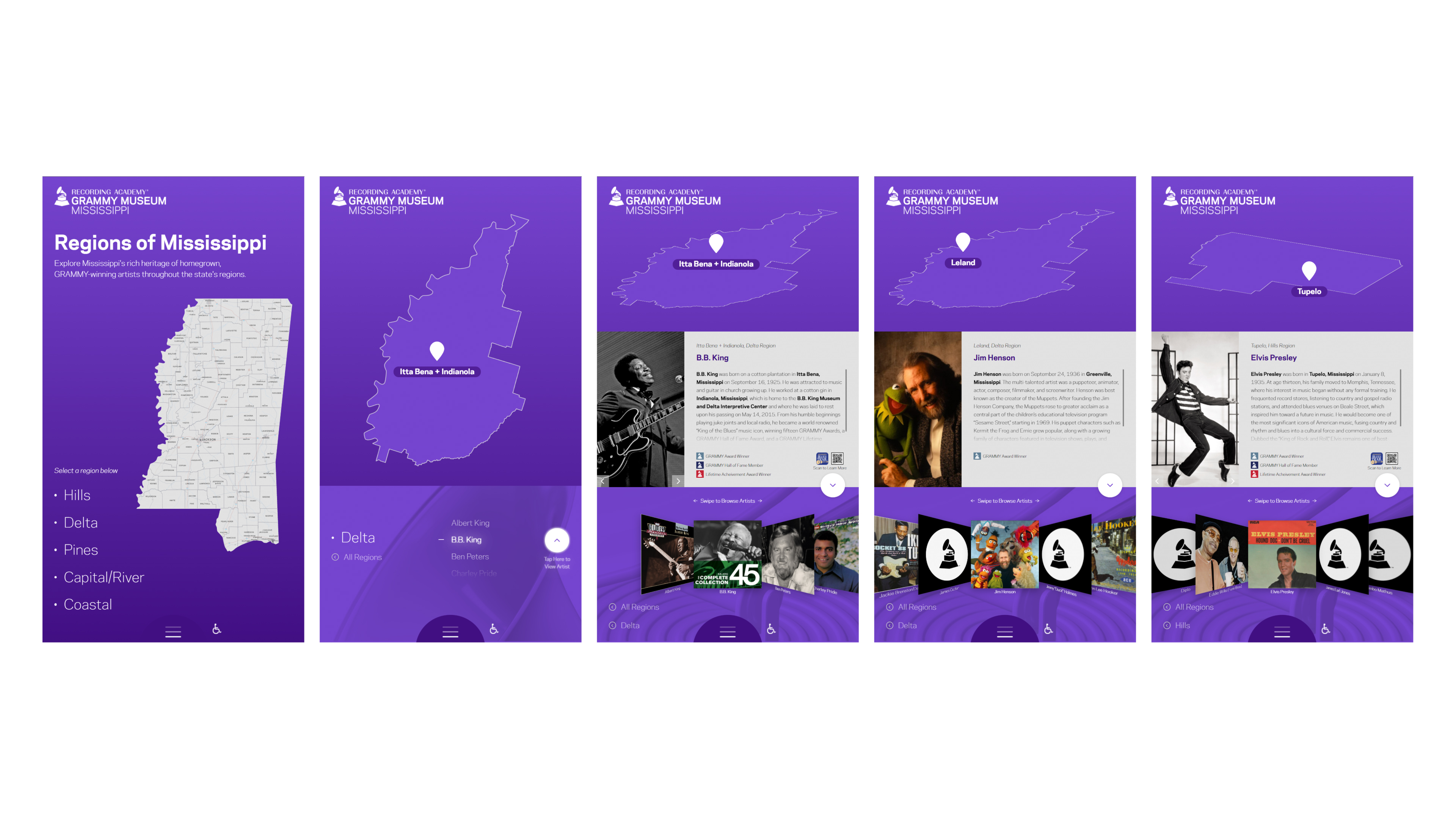 featured image three:Mississippi Grammy Museum Interactive Map