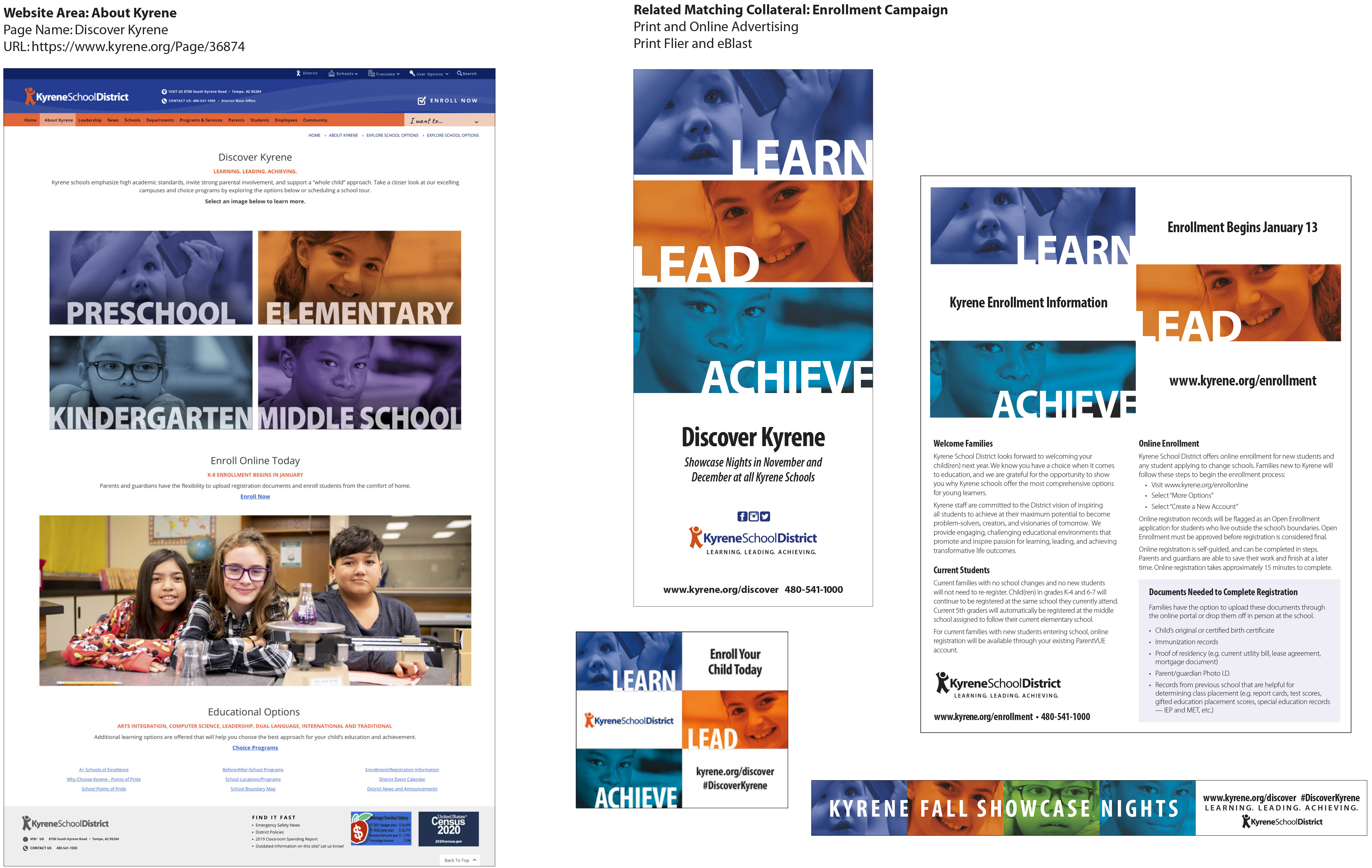 featured image:Kyrene School District Website and Collateral Makeover