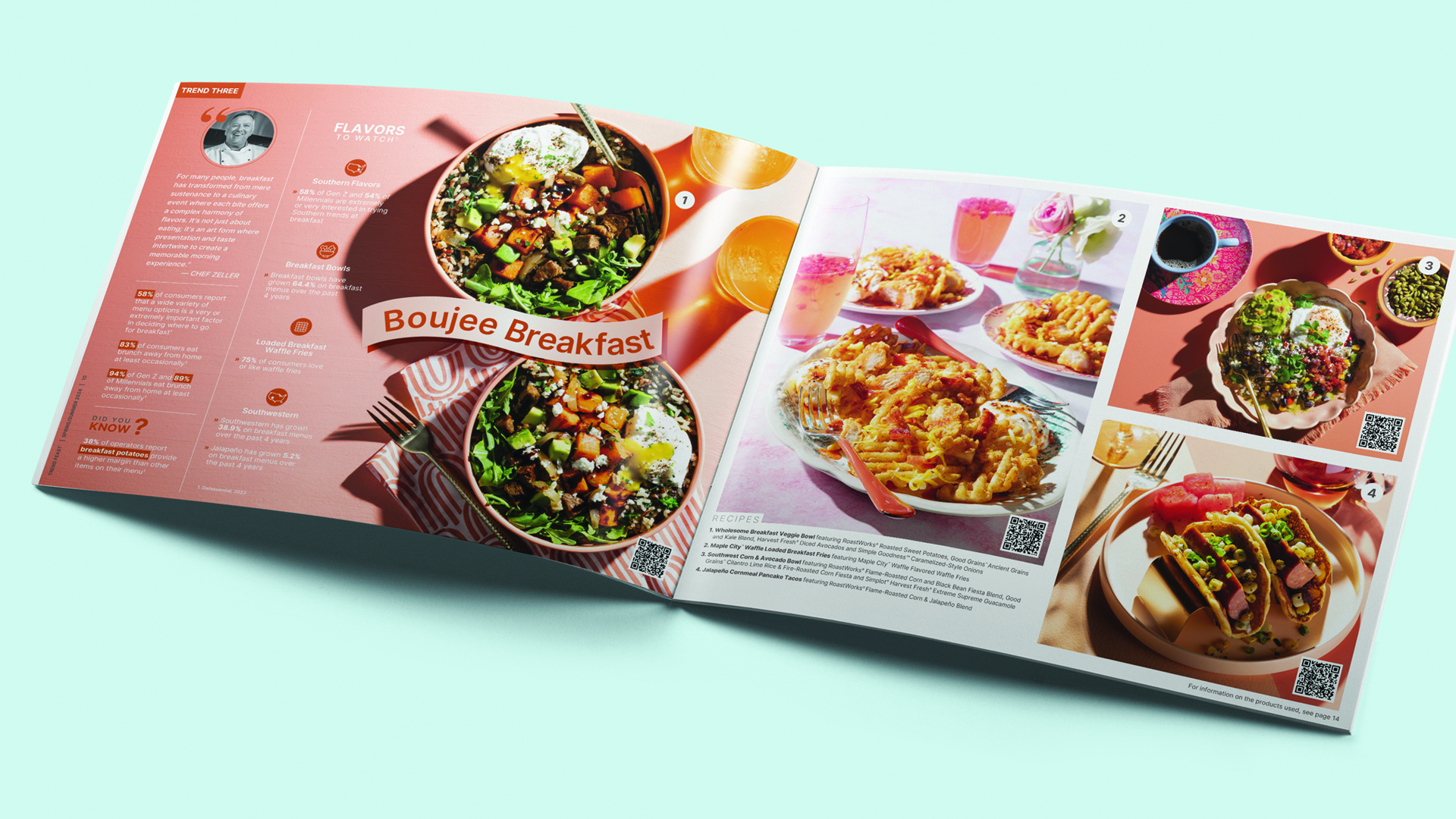 featured image four:Simplot Trend Feast Spring and Summer Trends 2024 Direct Mail Brochure