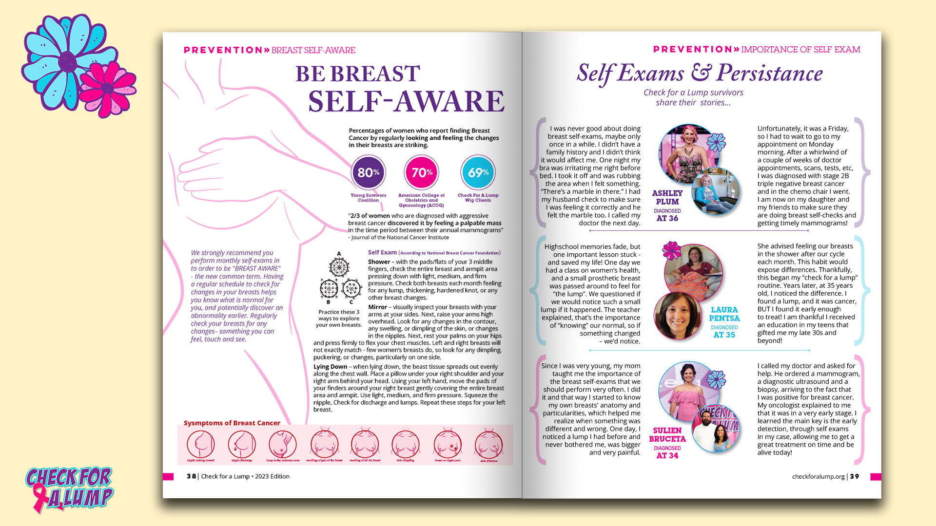 featured image five:Check for a Lump - Breast Health Educational Publication