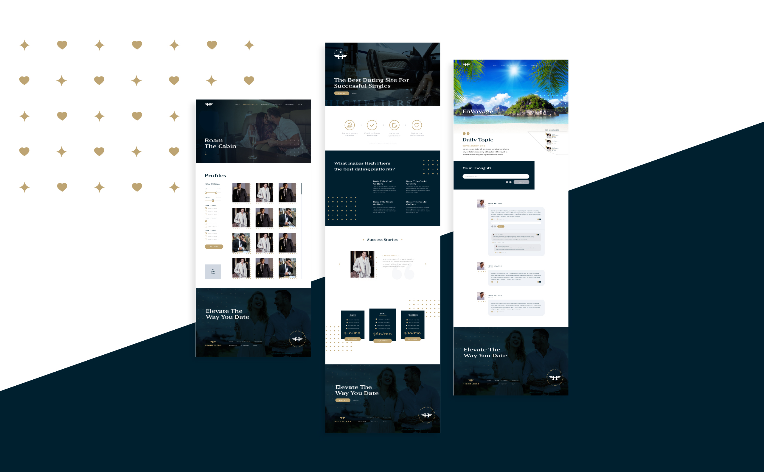 featured image four:High Fliers Branding + UI/UX