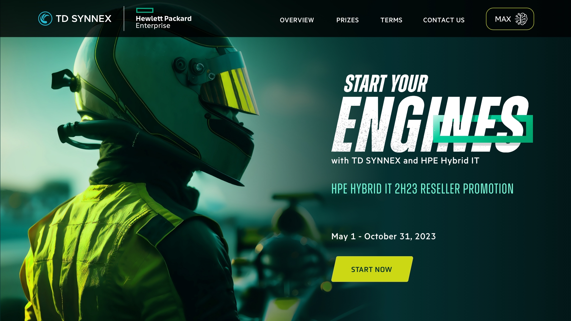 featured image two:TD SYNNEX / HPE Racecar Website