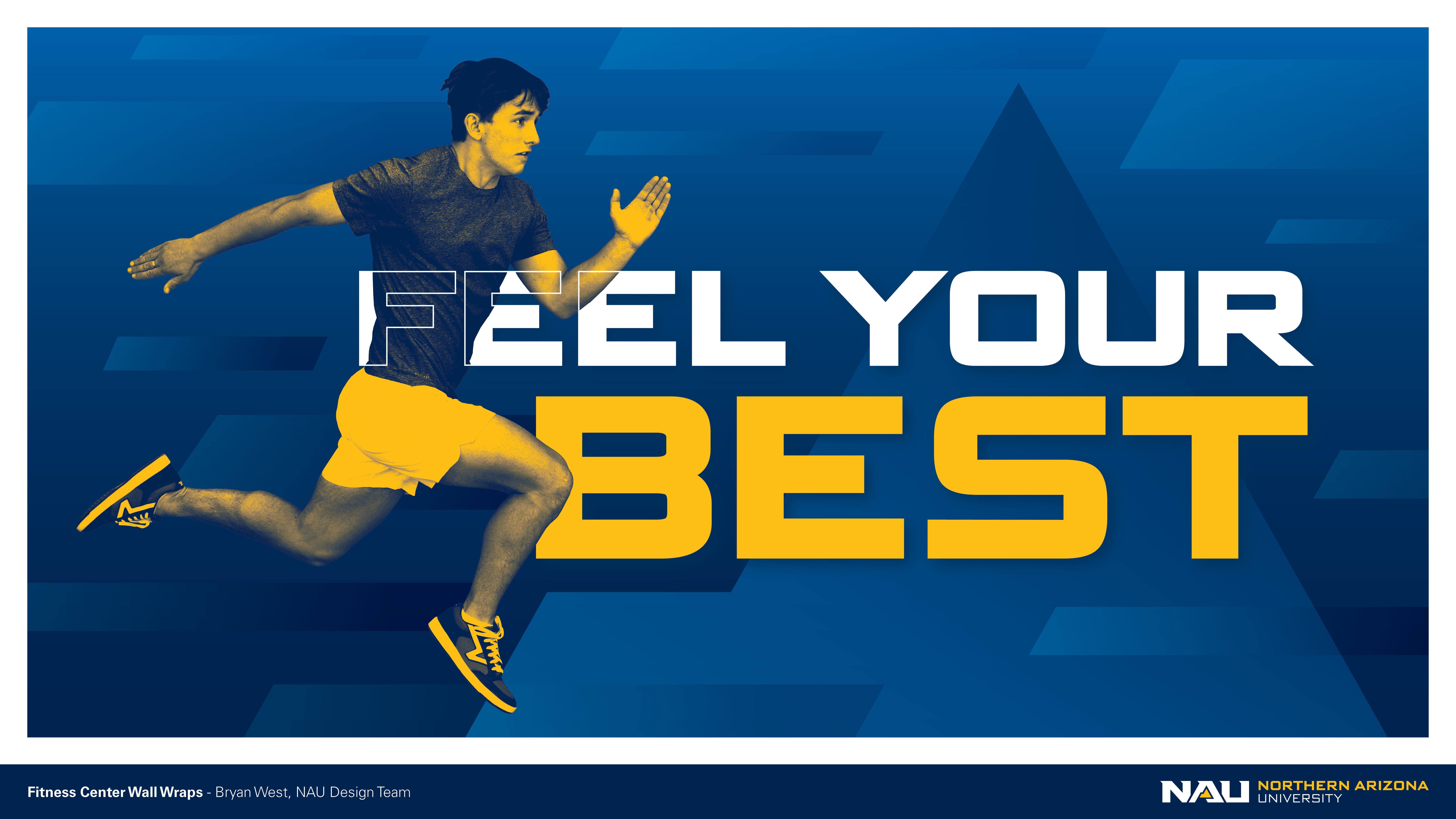 featured image three:Fitness Center Wall Wraps for Northern Arizona University