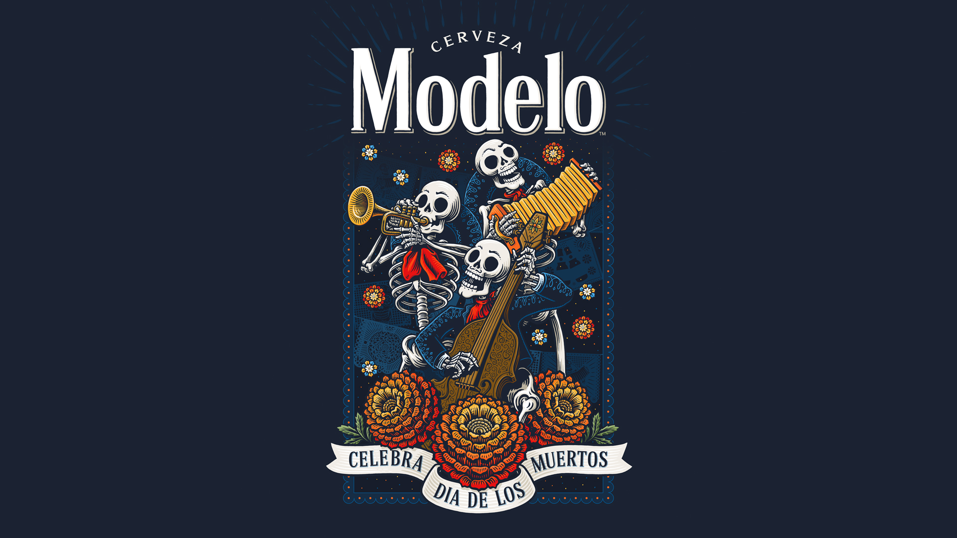featured image:Modelo Dia De Los Muertos campaign