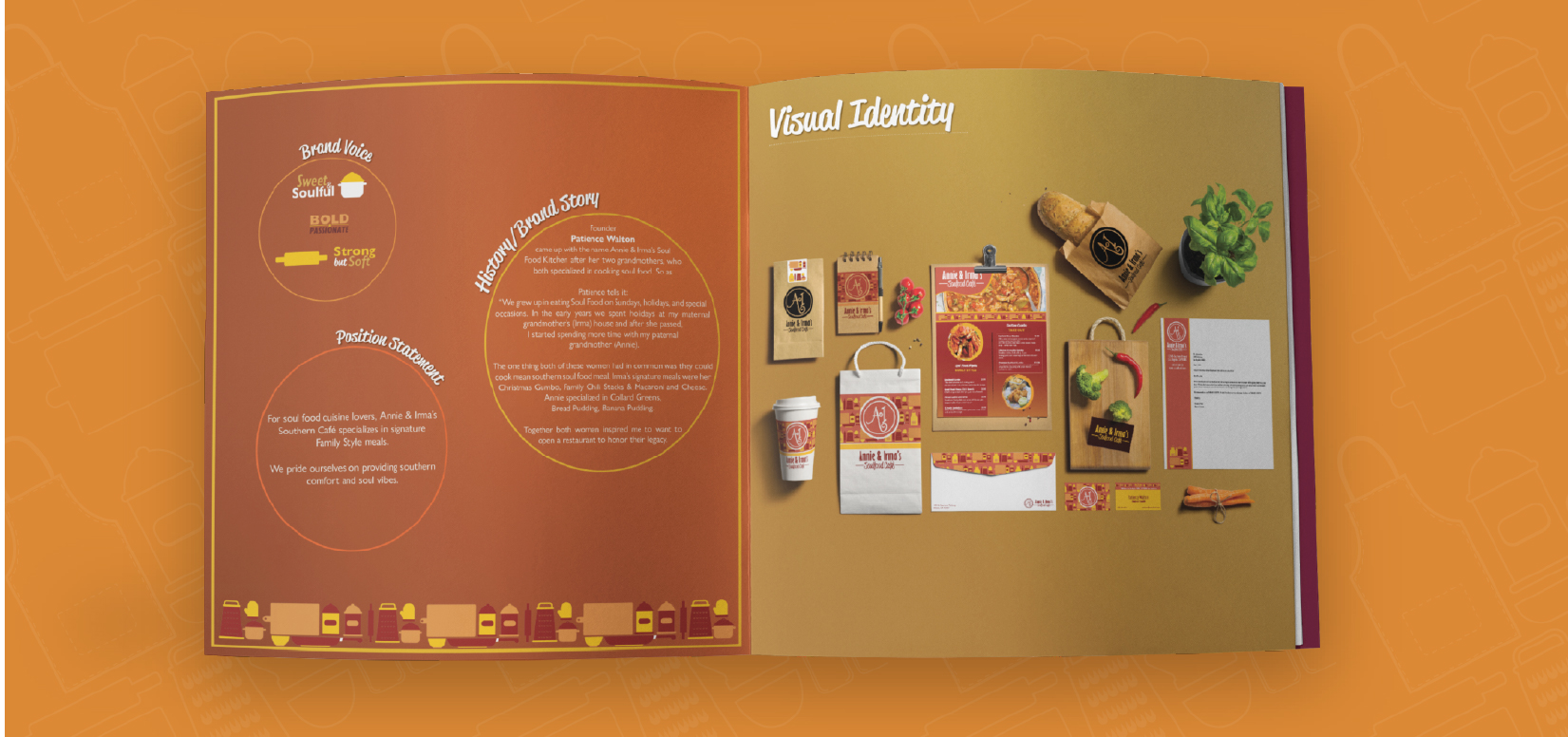featured image three:Annie & Irma's Soulfood Cafe' Brand Guidelines