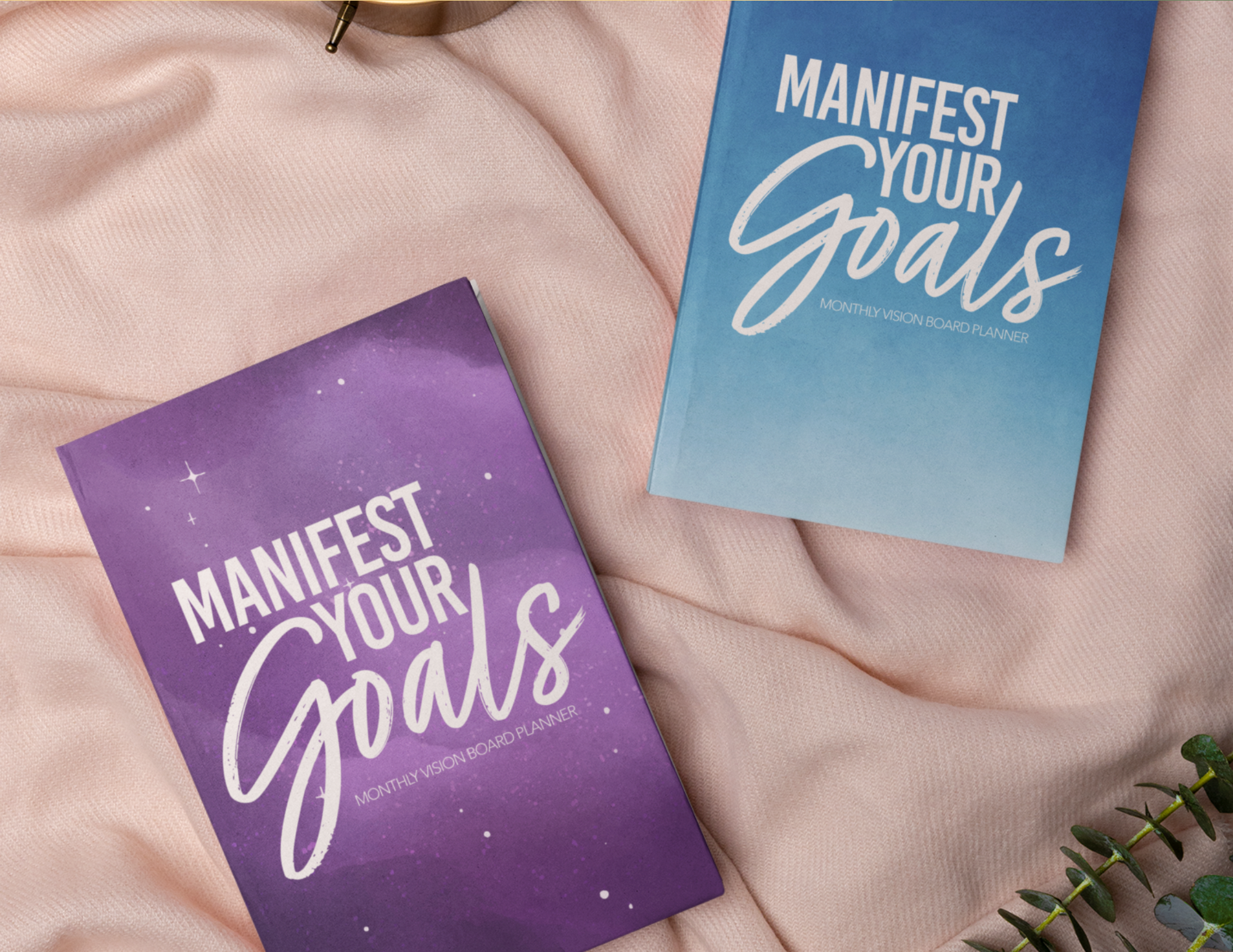 featured image four:Manifest Your Goals Monthly Vision Board Planner