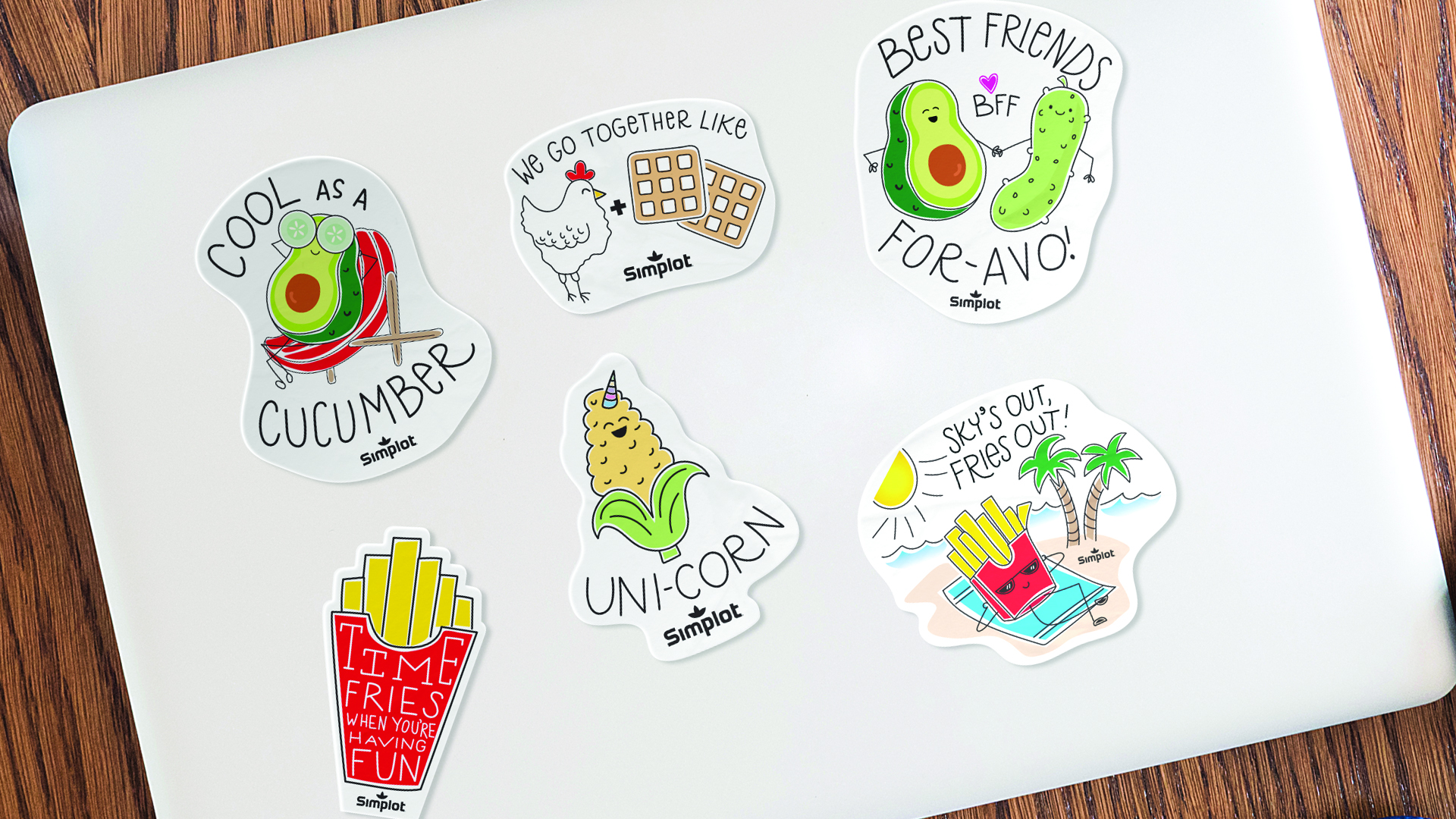 featured image two:Simplot Foods Funny Punny Stickers