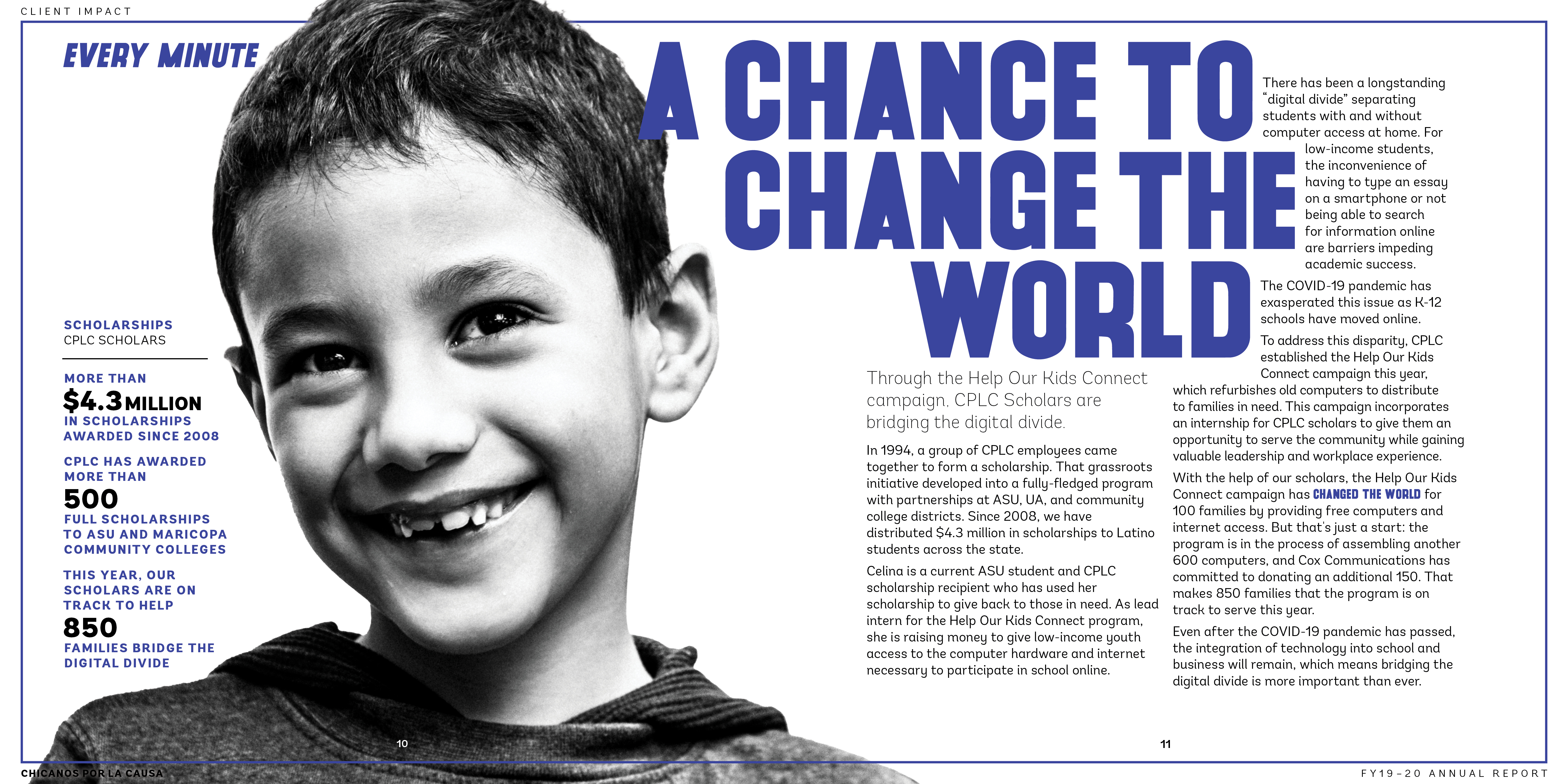 featured image three:A Chance to Change the World: FY19-21 Annual Report
