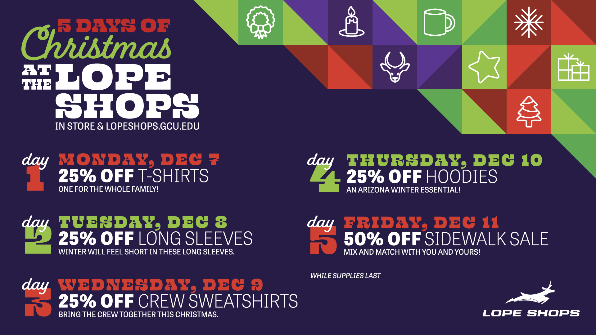 featured image five:Five Days of Christmas at the Lopes Shops