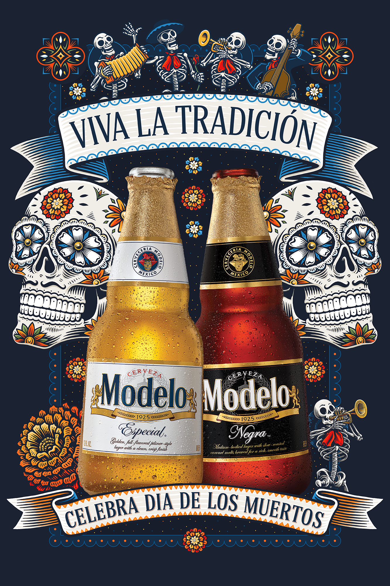 featured image three:Modelo Dia De Los Muertos campaign