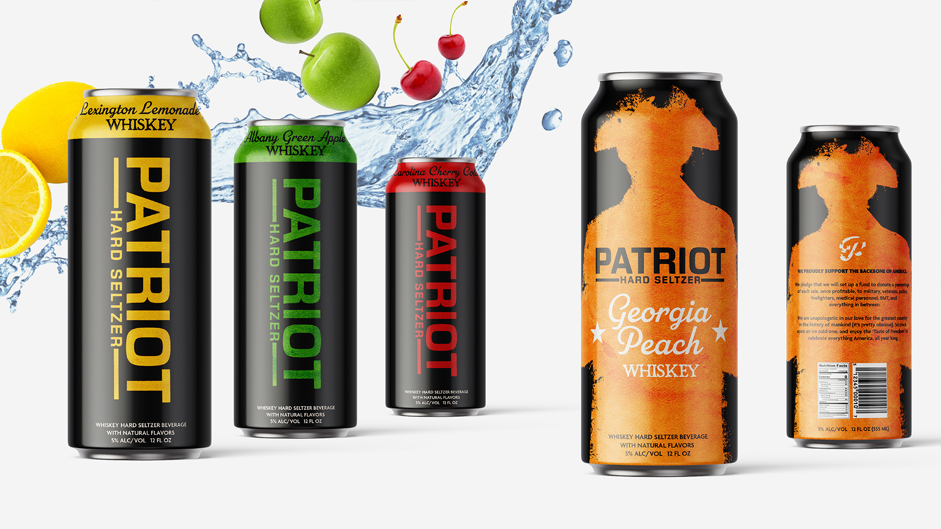 featured image two:Patriot Hard Seltzer Can Design Concepts