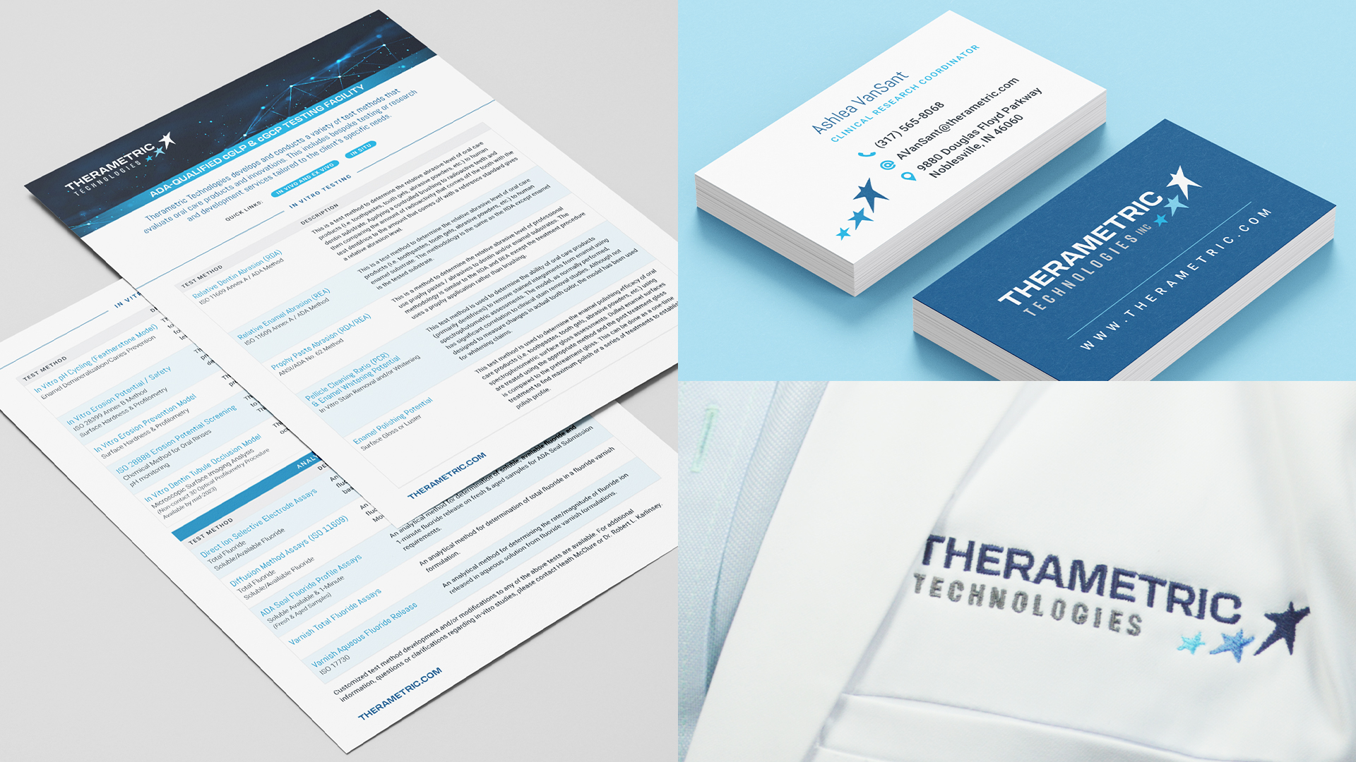 featured image four:Therametric Technologies Logo, Brand, and Website Design